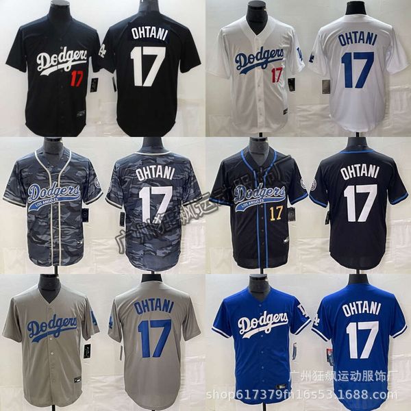 Novo Dodgers Baseball Jersey Size 17 Ohtani Mens bordado em equipe de elite da equipe japonesa