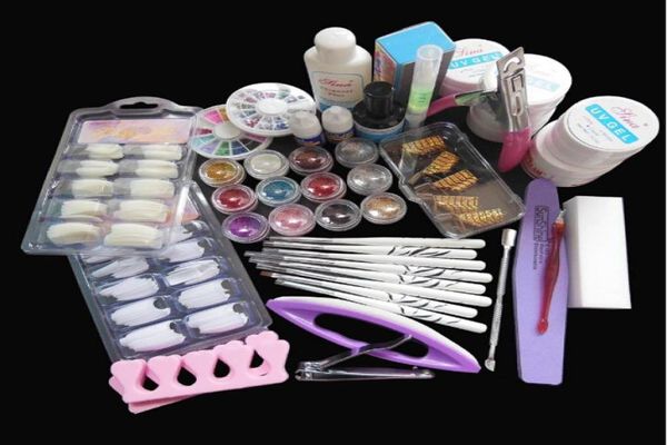 Nuovo kit nail art gel UV estensione solida set manicure set costruttore di pennello polacco bastoncino per chiodo art set di nail art 3734265