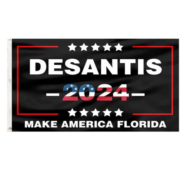 Desantis 2024 Make America Florida American 3039 x 5039ft Flags 100D Polyester Outdoor Banners Высококачественный яркий цвет с 5270126