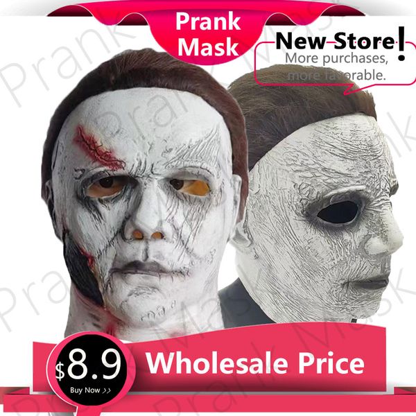 Major Mask Halloween Kostum kostenloser Versand Michael Myers Schädel Mask Film Cosplay Latex Maske lustige Requisiten Spielzeug Party Spielzeug Lieferungen Maske Geschenk