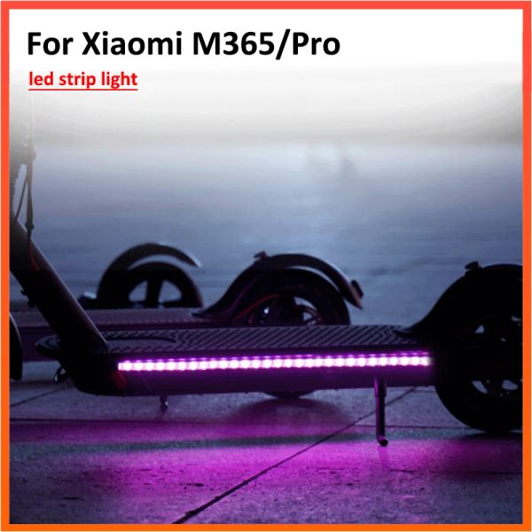 Strips LED Strip Light Taschenlampe RGB -Stangenlampe für Xiaomi M365 Pro 1S Electric Scooter für Ninebot Skateboard Long Light Blitzmodell