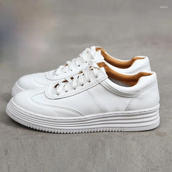 Scarpe casual Fashion White Split Women Women Sneakers grosso allacciato Tenis Feminino Zapatos de Mujer Platform Shoe