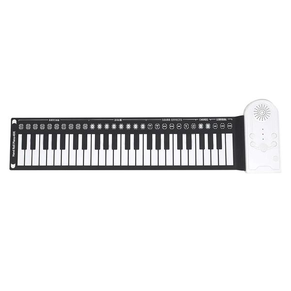 49 teclas do teclado digital Flexível Roll up piano alto alto -falante eletrônico rolo manual piano teclado presente para amante da música