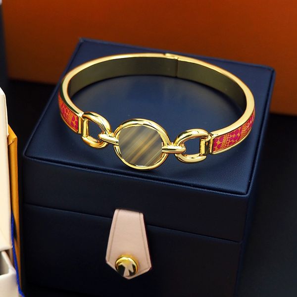 Marchio classico 6 mm a largo designer braccialetto di lusso Bracciale per coppia di lusso per donne e uomini di alta qualità 316L Bracciale in acciaio in acciaio in acciaio 250410 250410