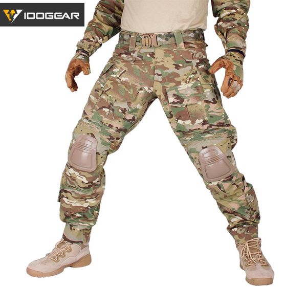 Calças de combate G3 com joelheiras Tactical Troushers Multicam CP Gen3 Hunting Camouflage5849992