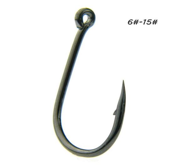 10 Größen 615 Schwarzer Ise Hook High Carbon Stahl Stachelhaken Fishhooks Asian Karpfen Angelgeräte 1000 Stück Lose W104378692