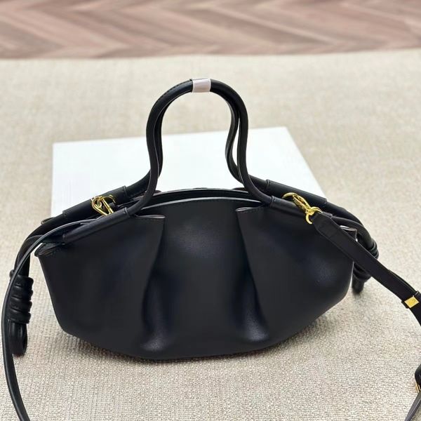 Borsa di lusso da donna Nuova Top francese Top French Genuina Guida in pelle Stume a mano pieghevole una spalla sotto il braccio Cloud Bag piega Bota per traversa di grande capacità