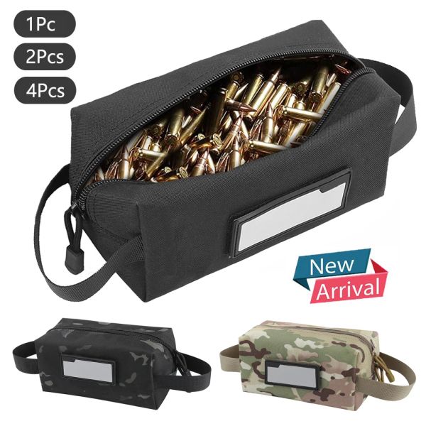 Holsters Tactical Munmo Beutel 500 Rounds Magazine Aufbewahrungstasche Rifle Bullet Carrier Pouch Airsoft Pistol Bullet Storage Reißverschluss Bag EDC Pack