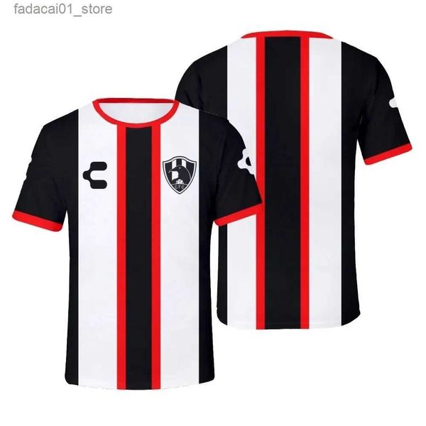 T-shirt maschile New Soap Club de Cuervos Shirt Football Cosplay Crows Uniforme 3D Mens e T-shirt da donna Q240426