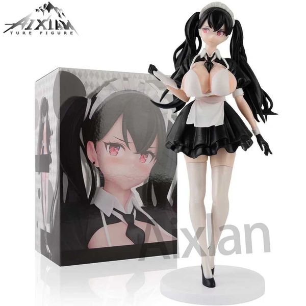 Figuras de brinquedo de ação 26cm fots Japão anime kou jikyuu laid cafe tenin san san sexy pvc ação figura colecionável brinqued toys garoto y240425ehvk