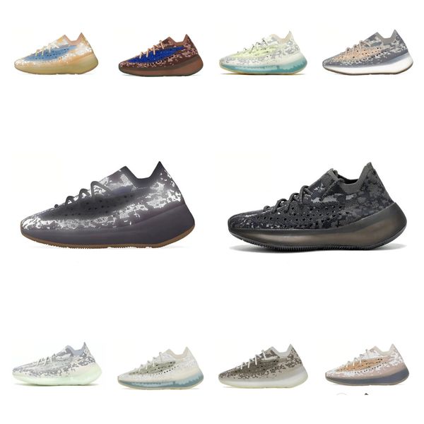 2024 Neuer Basketball Yezzey Yezys 380 380S Schuhe Männer Alien Blue Onyx rf Azure Mist Reflektierend dreifache schwarze Calcite Männer Running Women Trainer Sport Sneaker