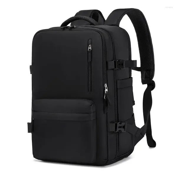 Rucksack 15 -Zoll -Laptop -Tasche 30 l Großer Kapazität Outdoor -Reiseschuhe Bagoxford für Frauen USB -Ladung wasserdichte Männer Ruck Pack