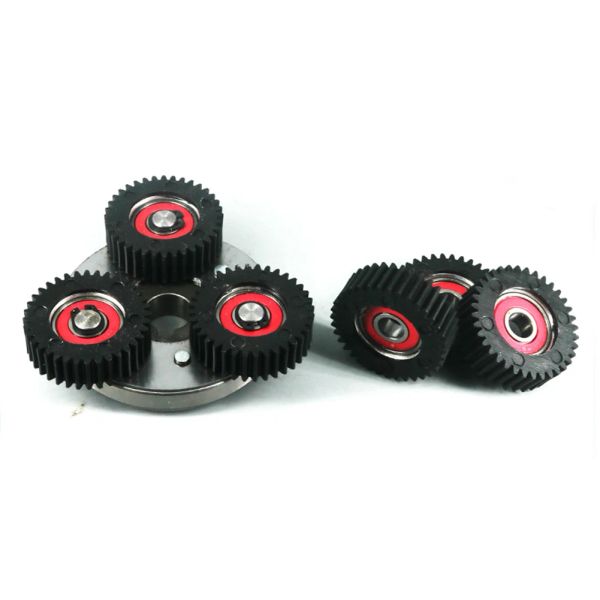 Zubehör Neue praktische Qualitätsgetriebe Motorgetriebe 36Teeth 38*38*12mm Rad Nabe 3pcs 608rs ABEC7 Elektrofahrrad für Bafang Motor