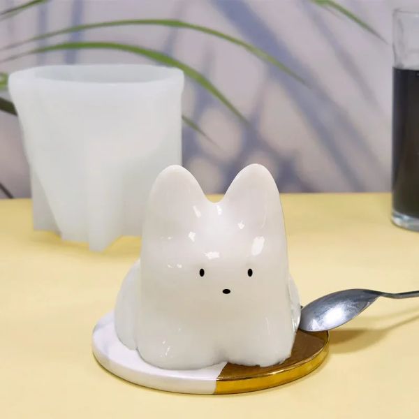 Stampi gelatina stampo grazioso gatto silicone stampo danno per latte budino torta gelatina gelatina mousse accessori da forno a muffa utensili da dessert
