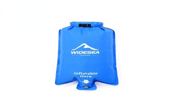 Almofadas ao ar livre Wididea Widese Waters impermeabilizada portátil Ultralight à prova de umidade de almofada inflável Camping Rafting Beach Storage7603072