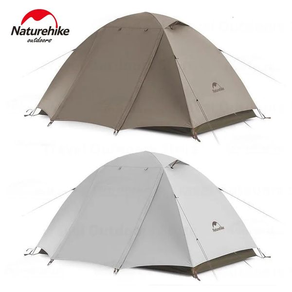Ultralight mochiling tenda cúpula abrigo de 2 pessoas acampando para caminhada rei dupla camada leve 25kg 240416