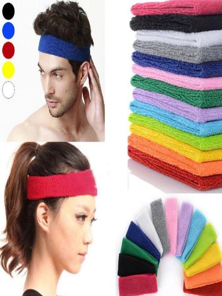 Yoga Hair Bands Unisex Towel Fabric Fand Sports Sorto Fashion Outdoor Running Gym Stretch Head Band a Jllwr9329712