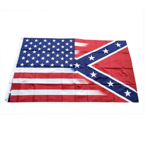 90*150cm 3x5ft American Flag com bandeira da Guerra Civil Confederada Novo Flag7361709