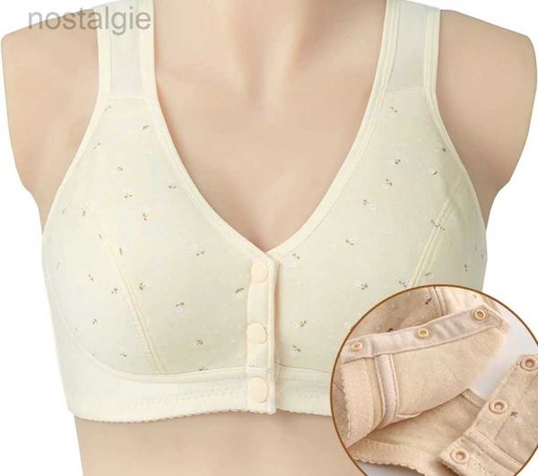 La maternità intimata reggiseno infermieristica in cotone morbido senza anello in acciaio di mezza età e anziani del reggiseno del reggiseno del reggiseno del reggiseno reggiseno reggiseno D240426