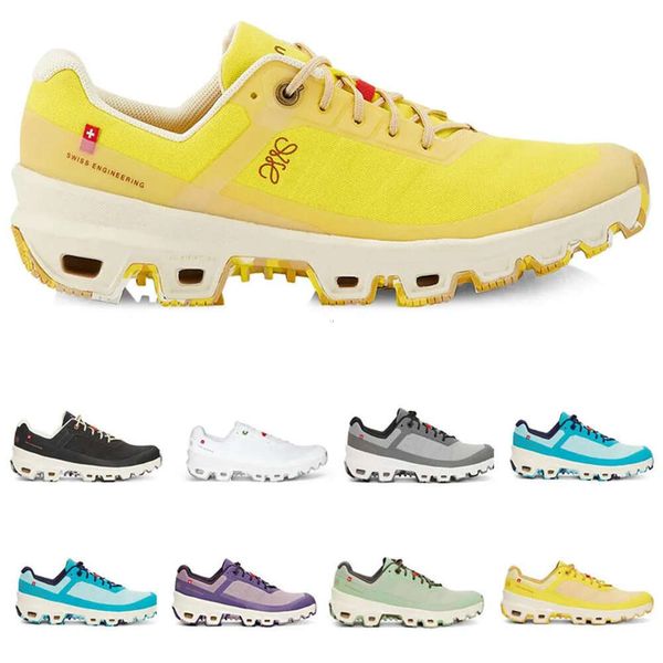 Loeweelies de luxo em snears Running Shoe Cloudventure nylon feminino gradiente azul tênis de sapatos pretos esportes de poliéster reciclados e malha amarela pálida 17