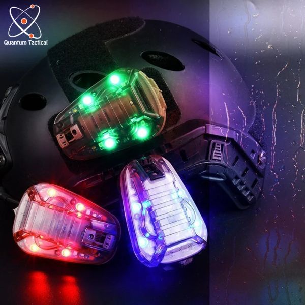 Lichter Taktischer Helm Strobobe Licht Stern wasserdichte Marienbird IR Lampe Helm Signal Rotes Grün blau IR Taschenlampe Outdoor Überlebenssicherheit