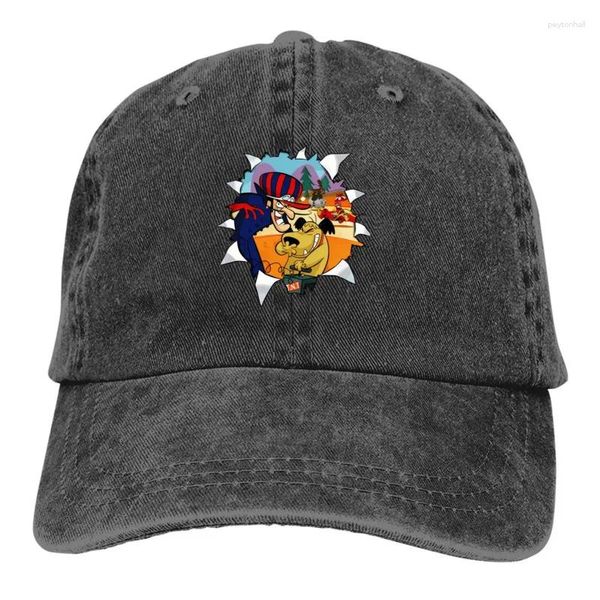 Caps de bola Cap de verão Visor casual Hip Hop Muttley Races Wacky Cowboy Hat captura de chapéus