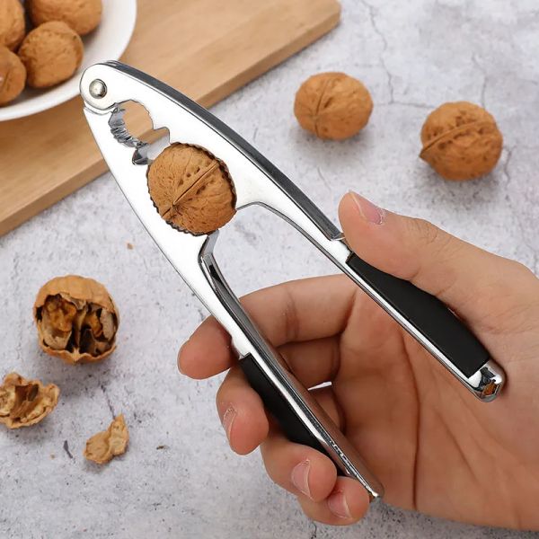 Andere Küchenwerkzeuge Zinklegierung Multifunktionaler Nussknacker -Ziell -Walnuss -Clip -Mandel Pecan Nuss Cracker Fruit Hartschale Remover Opener Haselnuss Filbert Tool 2024426