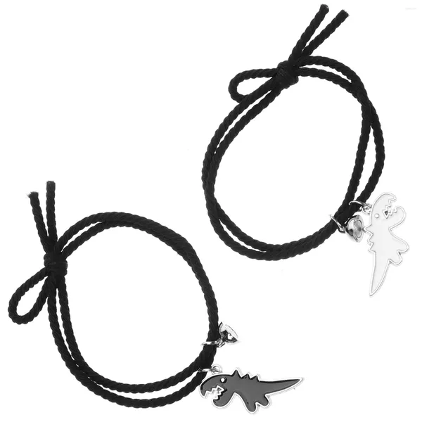 Braccialetti di braccialetti a catena bracciale polso abbinando coppie amanti personalizzati semplici collegamenti estetici a collegamento gioielli promettenti