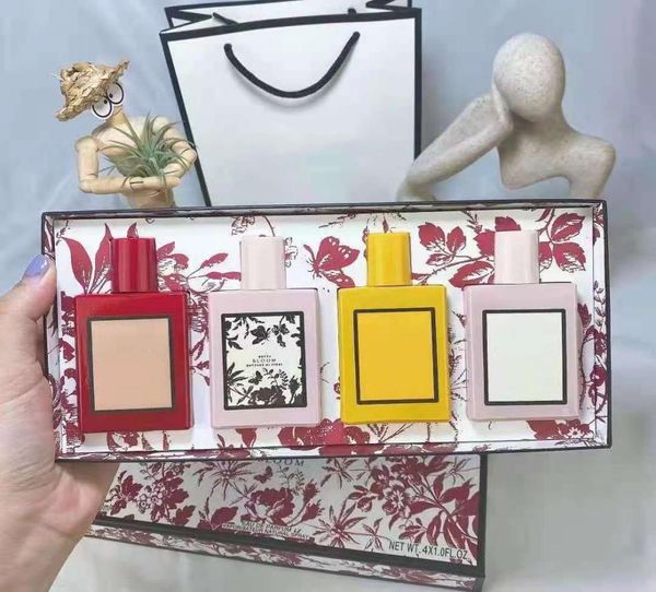 Fragranza del profumo di lusso per donna Flower Bloom Gift Set 4 bottiglie 30ml E ogni designer famoso EDP Parfums Long Longing Clone SE7085659