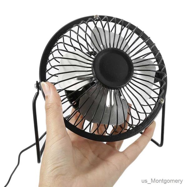 Ventole elettriche da 4 pollici USB Strong Wind Mini Fan Desk a 360 gradi Vel portatile di raffreddamento estivo rotabile per laptop Notebook OFIICE