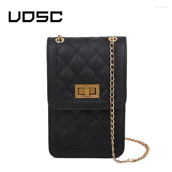 Bolsas de ombro UOSC 2024 Cadeia de Crossbody diagonal de verão para mulheres Moda de diamante Mini Cottage Bag Bollow