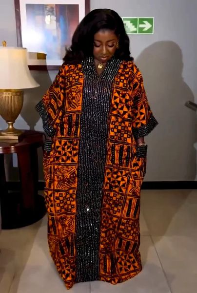 Abayas for Women Dubai Luxury African Muslim Fashion Dress Abiti per feste di matrimonio Caftan Abiti BouBou African African Clothing 240418