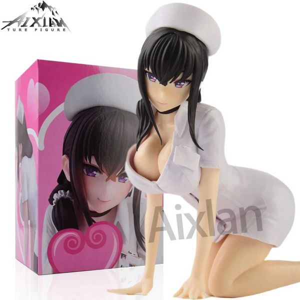 Figuras de brinquedo de ação 14 cm Creative Anime Creative Caltera Caráter Enfermeira Sexy Girl PVC Ação Caráter Modelo coletivo Toy Childrens Gift Y2404250NJR