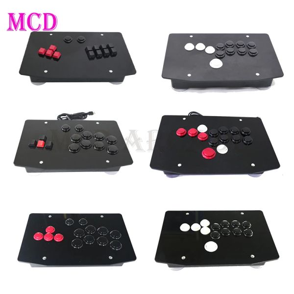 Jogadores 2022 mais novo controlador DIY Button completo Arcade Fighting Stick Game Hitbox Style Series Joystick para PC USB