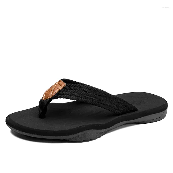 Pantofole Summer Men Flip Flops Massage Skid-Hight Hight Quiety Double Sole Shoe Sole Morbs Maschio di grande dimensione maschio