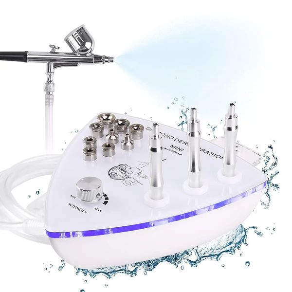 Máquina de microdermoabrasão profissional de diamante com spray de água 65-68cmhg Máquina de dermoabrasão de pele de sucção de sucção 240419