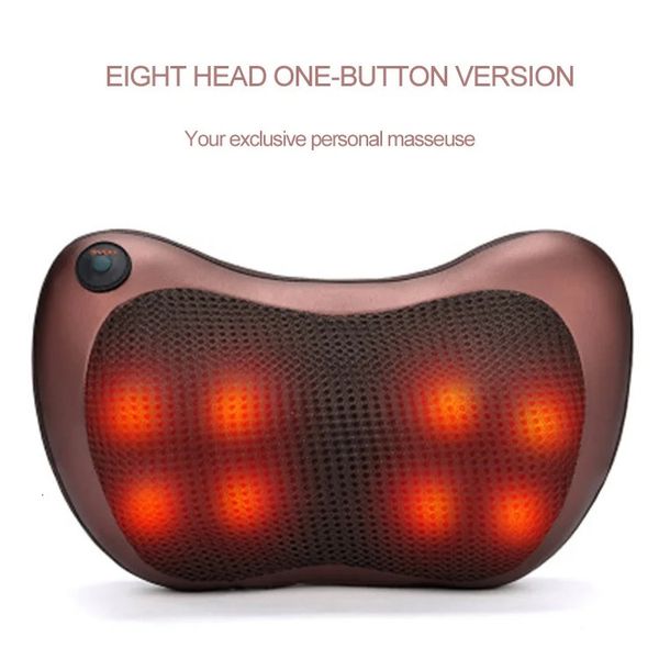 Neck Massger Pillow Portable Electric 3D Product CAR e Home Full Corpody Shiatsu Viagem Vibra Viagem Rei Presente 240416