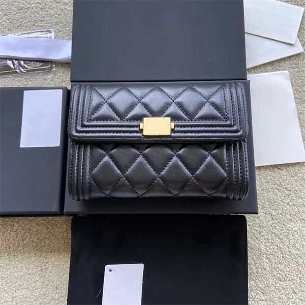 Lederbeutel 10A Lambskin Super Designer Original Kaviarqualität Schulter Frauen Luxurys Brieftaschen Taschen Real klassische Hangbags Modes Junge Kartenmünze Lady Geldbeutel