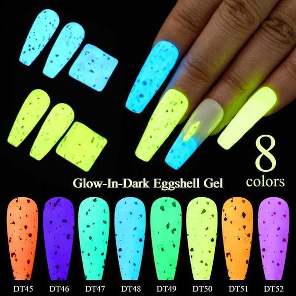 Smalto per unghie incontrarsi attraverso 7 ml di smalto gel luminoso gel di 8 colori in bagliore in vernice scuro semi permanente dalla nail art UV per manicure Y240425