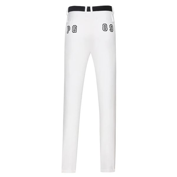 Calça outono novo masculino de golfe masculino calças ao ar livre de seca rápida calça de golfe respirável calças casuais de negócios preto ou branco