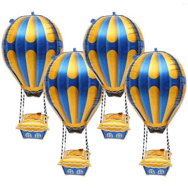 Party -Dekoration 4 PCs Air Ballon Aluminium Film Klassenzimmer Dekorationen Origination Kinder Geburtstag Balloons Hochzeit