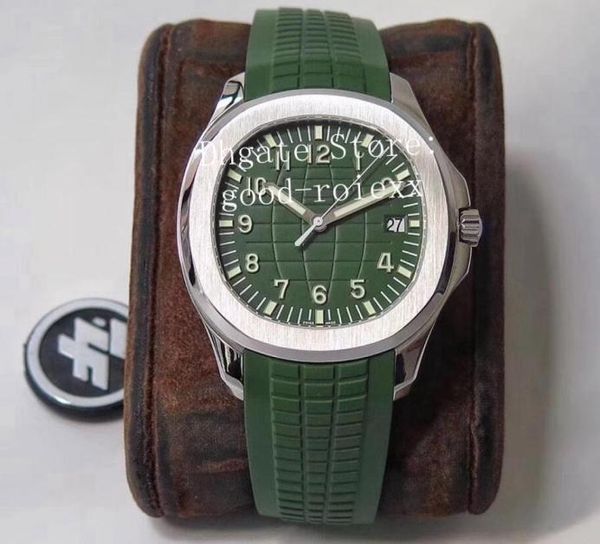 4 Цветные часы для мужчин 40 -миллиметровые часы Automatic Cal324 SC Зеленый серый синий циферблат 5167 ETA Rubber Strap ZF Factory MEN039S BRISTWAT7785671