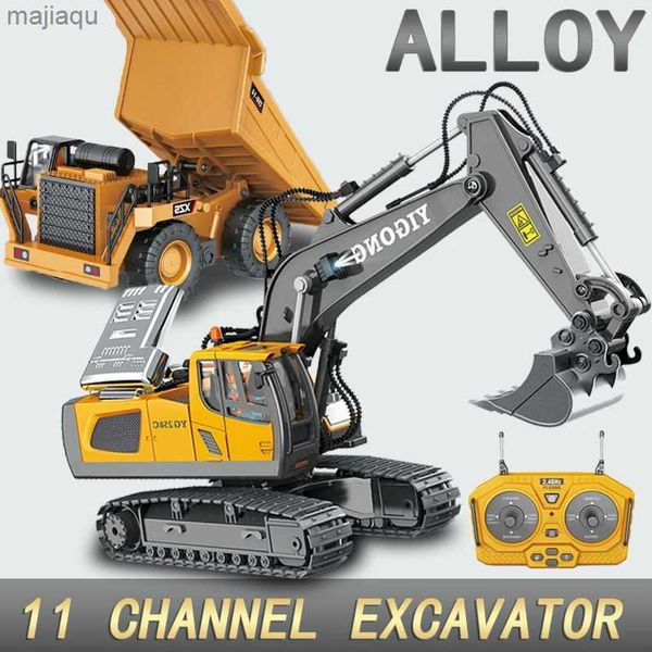 Electricrc Car Excavator Childrens Dump Dump Truck RC Truck Electric Car Toy Utilizzato per i veicoli da costruzione per ragazzi Childrens Bulldozers remoto