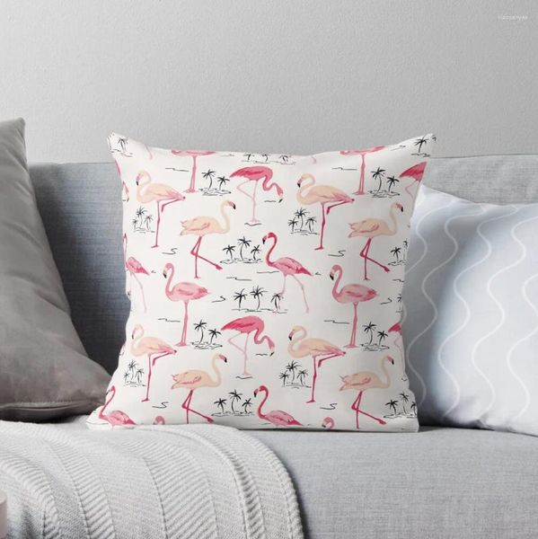 Travesseiro flamingo pássaro retrô broadchases tampa a capa do sofá para