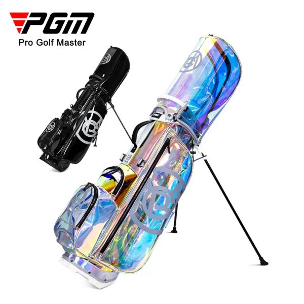 Bolsas PGM Bag de golfe Bolsa de suporte feminino TPU Imper impermeável Bolsa transparente colorida Ultralight Club Bag QB131
