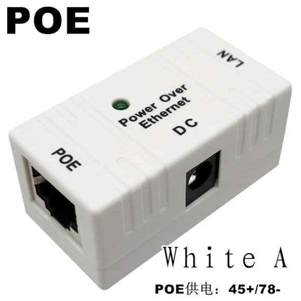 Novo POE Injetor100Mbps 5V 12V 24V 48V/1A Splitter de energia para câmera IP Acessórios do módulo de adaptador Poe para Poe injetor100mbps 5V 12V 24V para