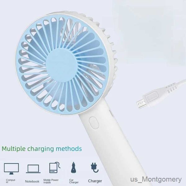 Elektrik Fanları Mini Elde Fan USB Şarj Masaüstü Küçük Fan Mobil Telefon Kollu Taşınabilir ve Basit Açık Small Fan ile