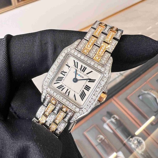 Dials arbeiten automatische Uhren Carter Man Diamonds kleine Shandusushi Queen Set English Womens Uhr