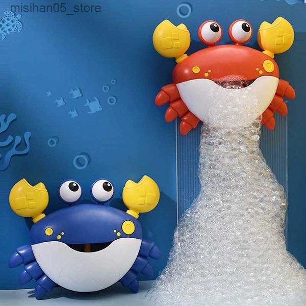 Sand Play Water Water Fun Bubble Crab BACK TOET TOY AUTOMATIC PRODUZIONE BAMBINO BAMBINO CHIE CON MUSICA MACCHINA Q240426