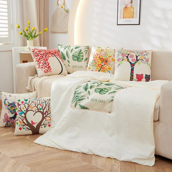 Travesseiro 2 em 1 almofada travesseiro portátil travesseiros dobráveis de carro cobertor de gancho de gancho de cama de cama de decoração de decoração de decoração de sala de almofada